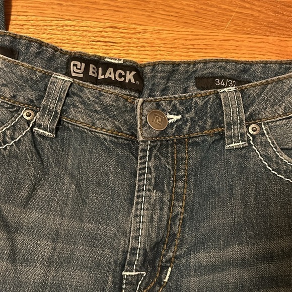 Black Brand Skinny Dark Blue Denim Jeans 34 x 32 - Picture 2 of 11